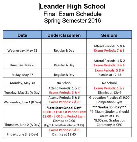 princeton final exam schedule